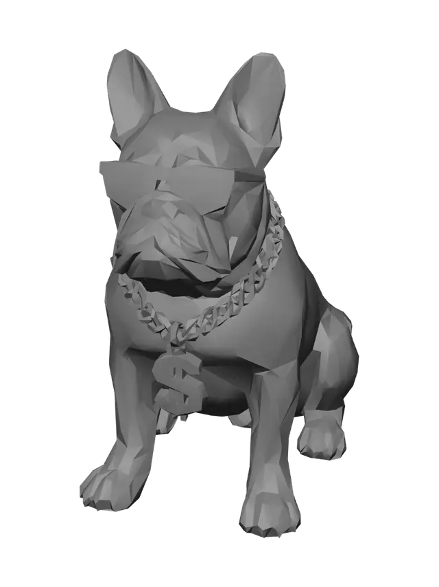 3D model for Blinged-Out Bulldog