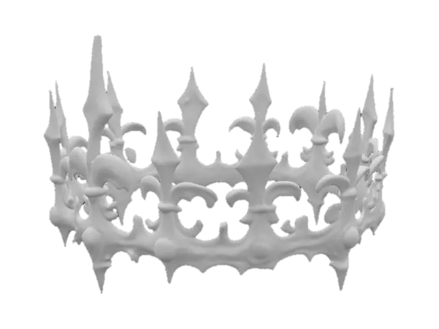 3D model for Dark iron victorian crown