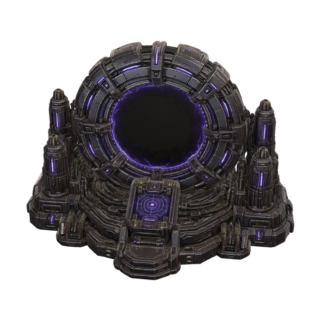 3D model for Violet Gate