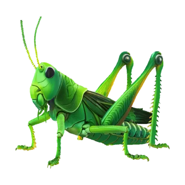 Grasshopper Artistry - Creativity 3D model, vytvořený pomocí AI