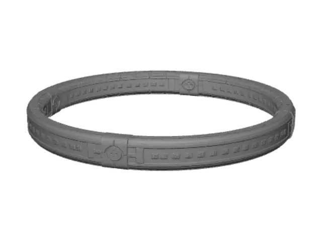3D model for Golden Cipher Ring