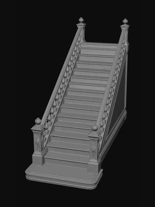 3D model for Golden Marble Staircase