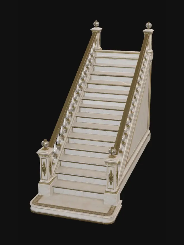 3D model for Golden Marble Staircase
