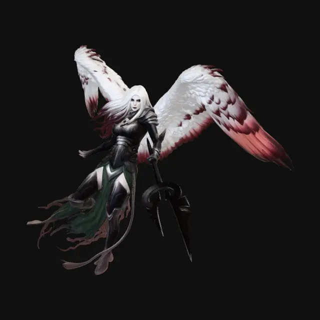 3D model for Crimson Wing Harbinger
