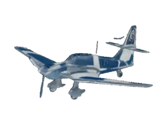 Stuka Aircraft Illustration - Aviation 3D model, vytvořený pomocí AI