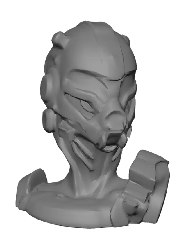3D model for fallout power armor helmet