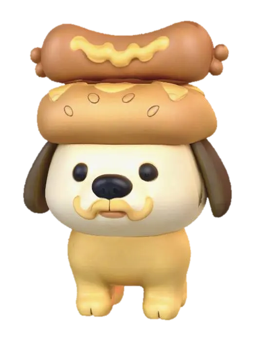3D model for Hot Dog Pup