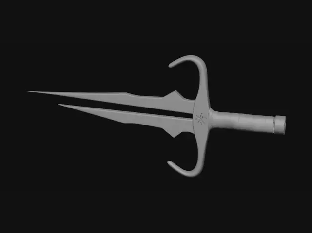 3D model for Twin Blade Dagger