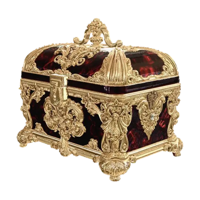 3D model for Gilded Baroque Treasure Chest