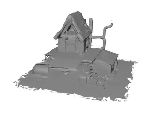 3D model for The Quirky Island House