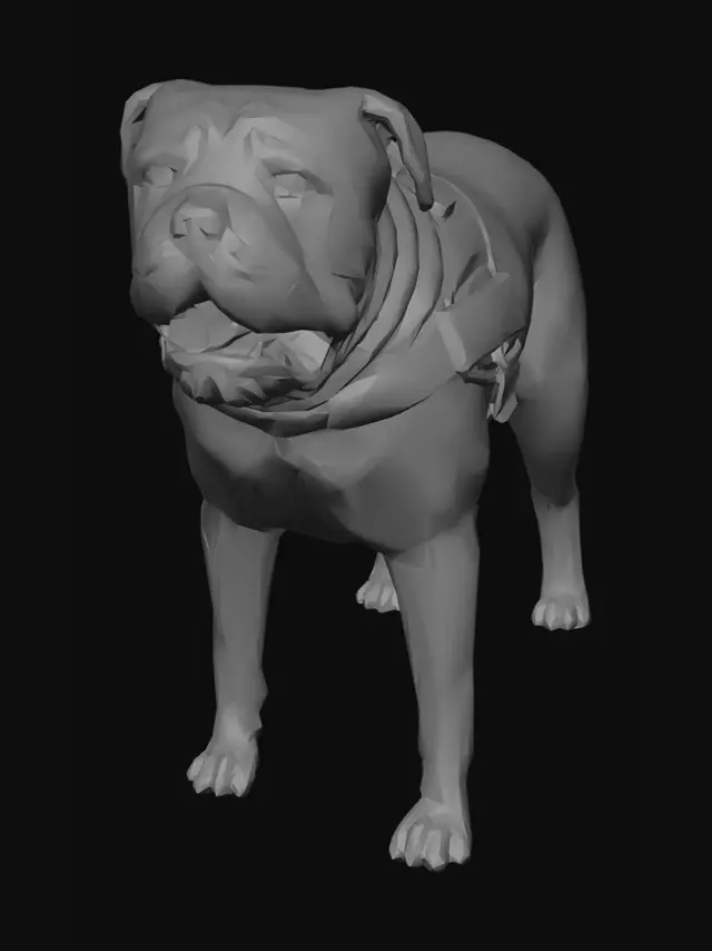 3D model for Sunny Bulldog in the Park