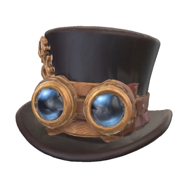 Hat - Goggles 3D model, vytvořený pomocí AI