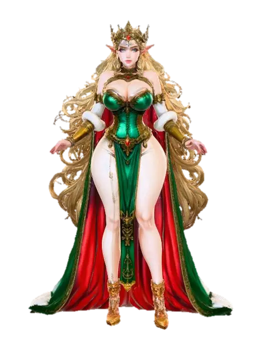 Christmas Princess Zelda, #Christmas2025# - Corset 3D model, vytvořený pomocí AI