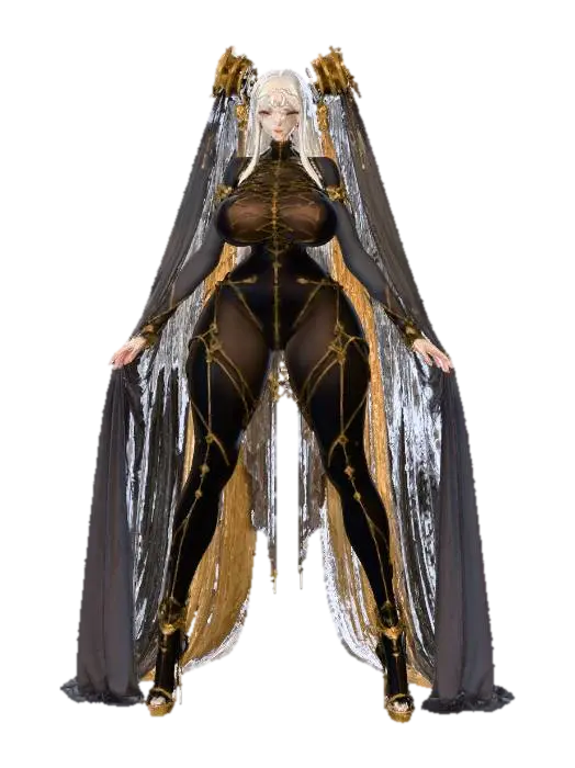 Ethereal Elegance - Creativity 3D model, vytvořený pomocí AI