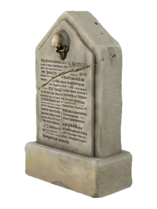 3D model for Gravestone Lorem Ipsum