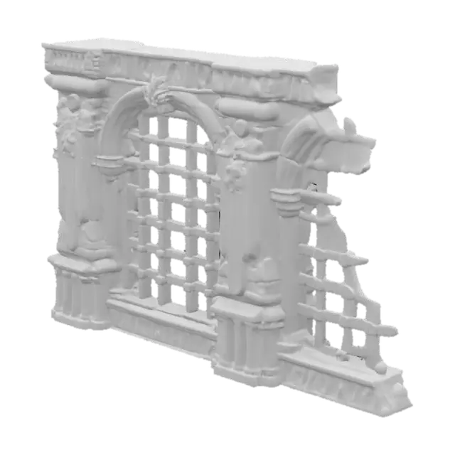 3D model for Gothic Ruin Wall Model