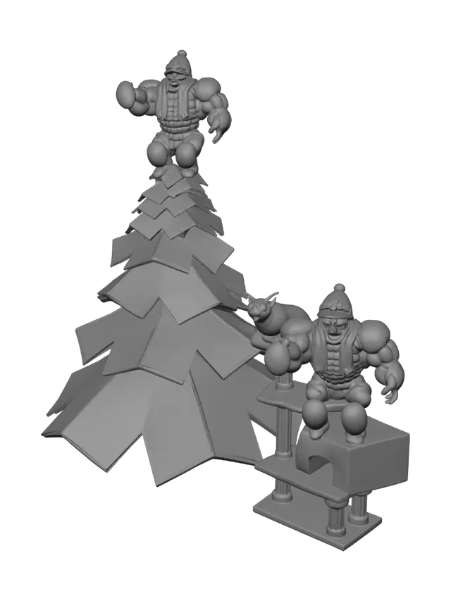 3D model for Winter Bots at the Pine Tree