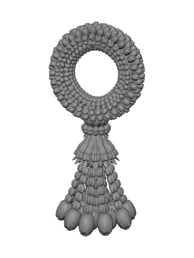 3D model for Floral Key