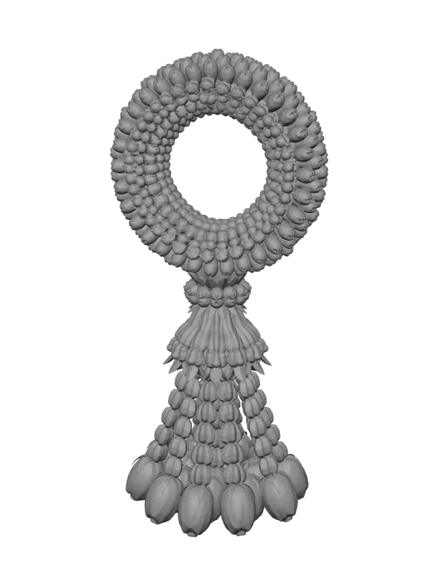 3D model for Floral Key