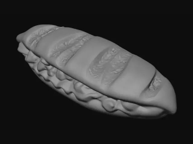 3D model for Miniature lettuce sandwich