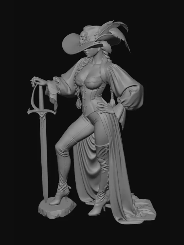 3D model for Crimson Corsair