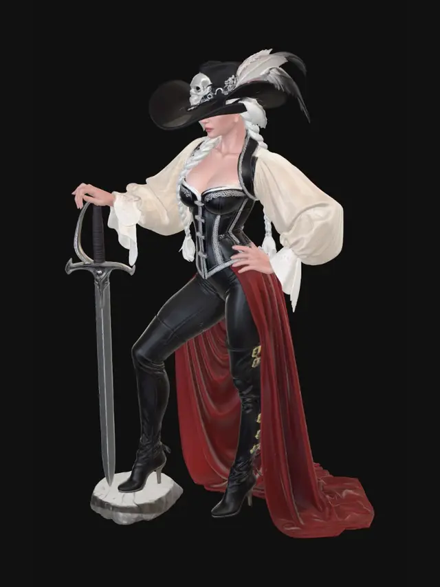 3D model for Crimson Corsair