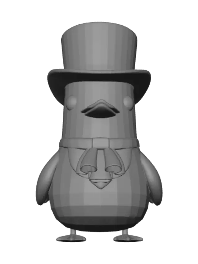 3D model for ducker