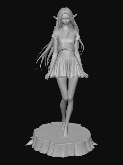 3D model for Elven Dawn in the Valley