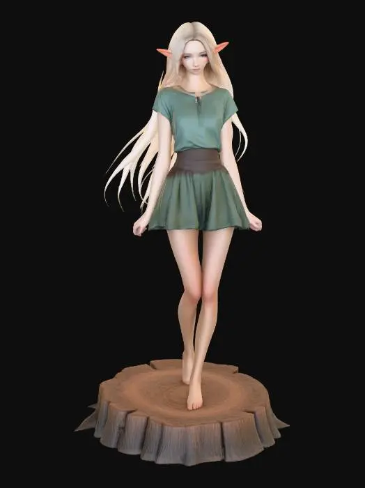 3D model for Elven Dawn in the Valley