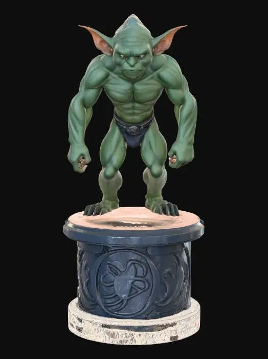 3D model for Goblin Guardian of the Misty Vale