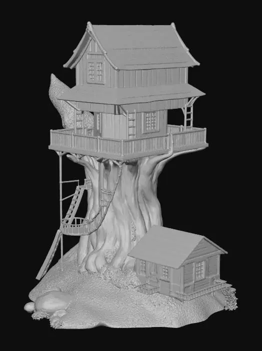 3D model for a treehouse3