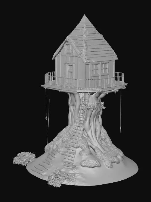 3D model for a treehouse6