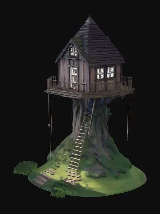 3D model for a treehouse6