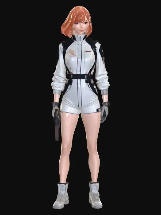 3D model for Crimson Ranger in the Canyon