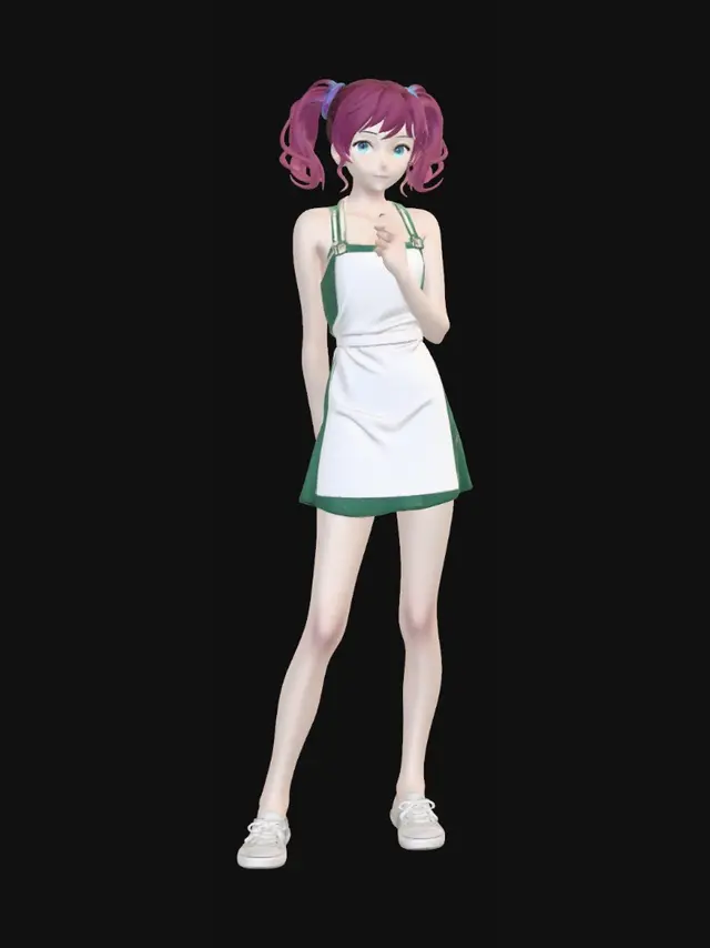 3D model for Sunlit Café Apron