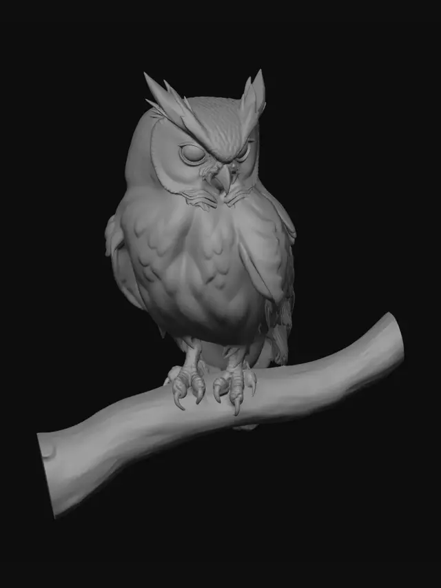 3D model for Moonlight Owl