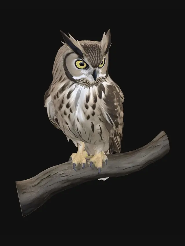 3D model for Moonlight Owl