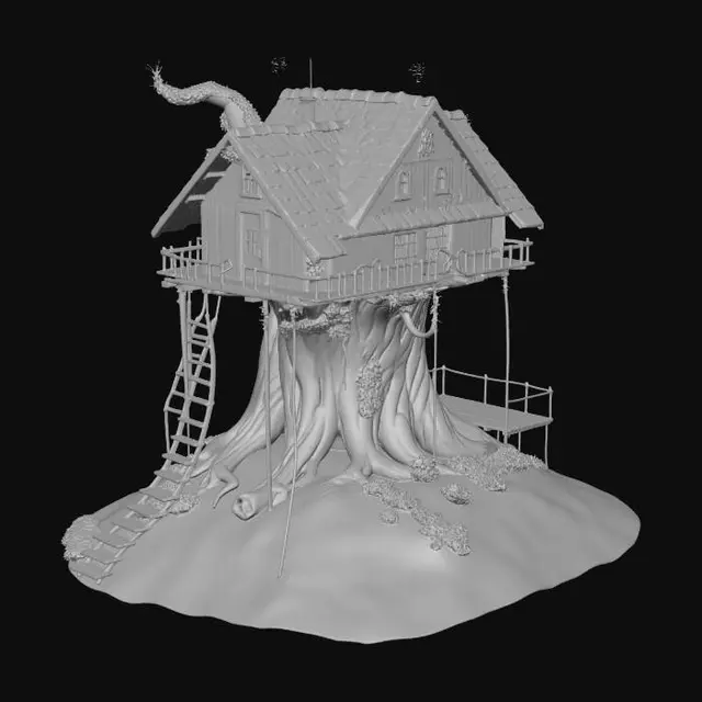 3D model for a treehouse5
