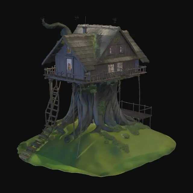 3D model for a treehouse5