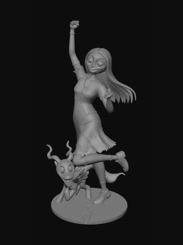 3D model for Moonlit Patchwork Dance