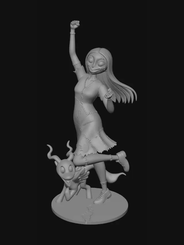 3D model for Moonlit Patchwork Dance