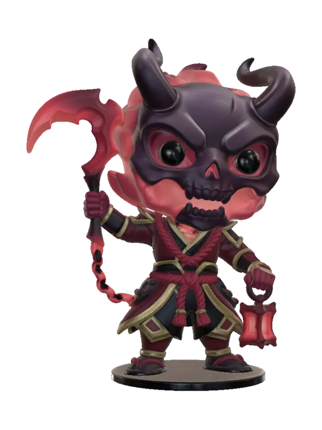 Funko Pop Thresh Luna de Sangre - Armorset 3D model, vytvořený pomocí AI