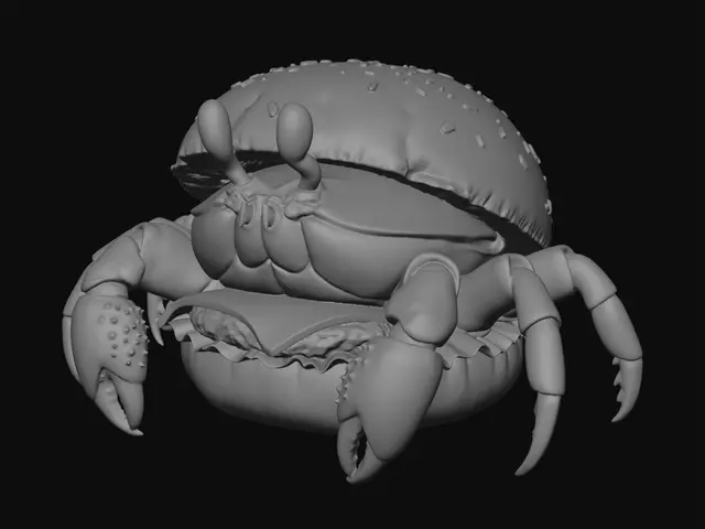 3D model for Crab Burger