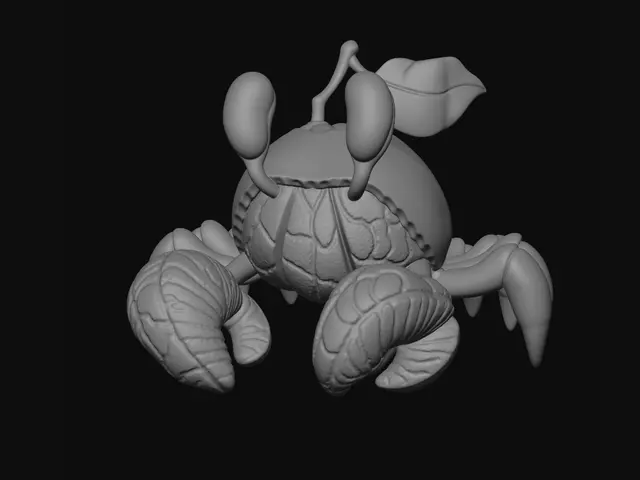 3D model for Mandarin Crab