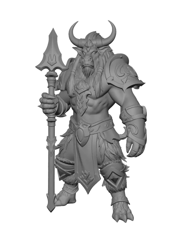 3D model for Auric Minotaur Warlord