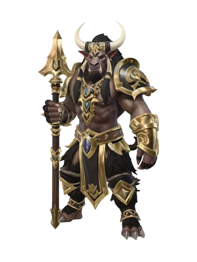 3D model for Auric Minotaur Warlord