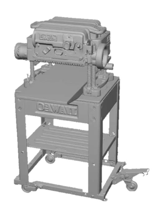 3D model for Woodworking Planer.