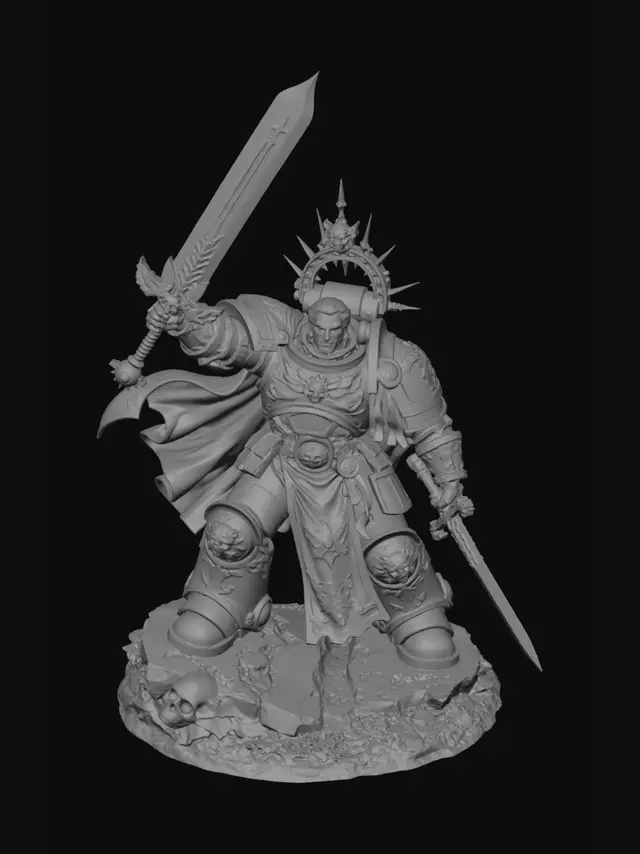 3D model for Radiant Golden Warlord