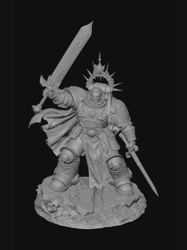 3D model for Radiant Golden Warlord