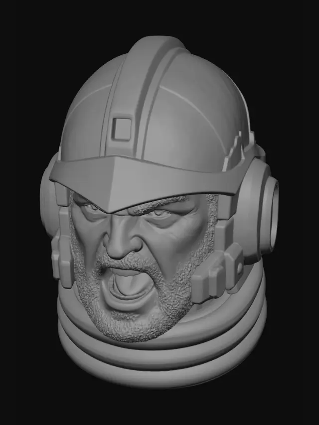 3D model for Golden War Helmet